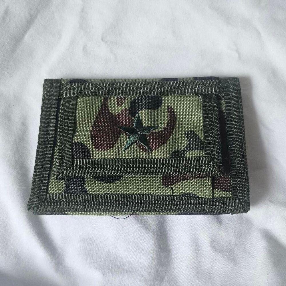 Y2k Grunge emo camo wallet